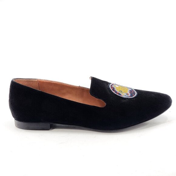 & OTHER STORIES Black Suede Flats with Cheetah Patch - Picture 3 of 6